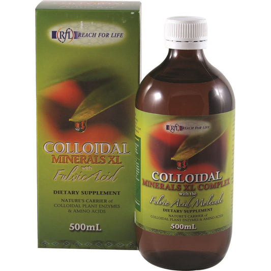 Reach for Life Reach For Life Colloidal Minerals XL with Fulvic Acid 500ml