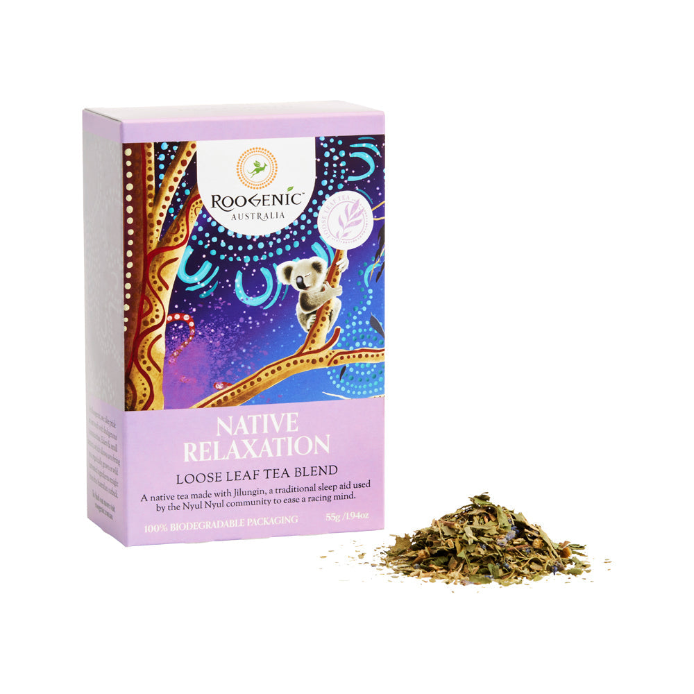 ROOGENIC AUSTRALIAN NATIVE RELAXATION TEA LOOSE LEAF 55G