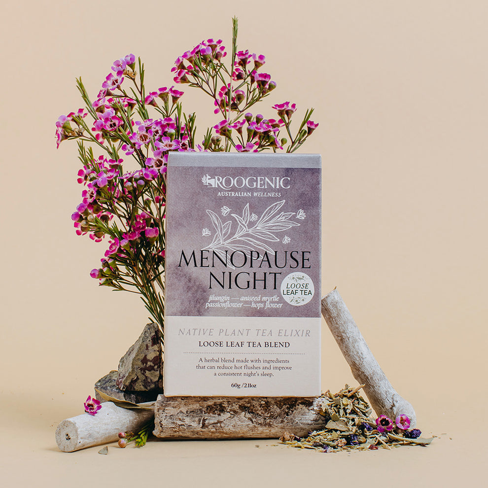 Roogenic ROOGENIC AUSTRALIAN MENOPAUSE NIGHT TEA X 18 TEA BAGS