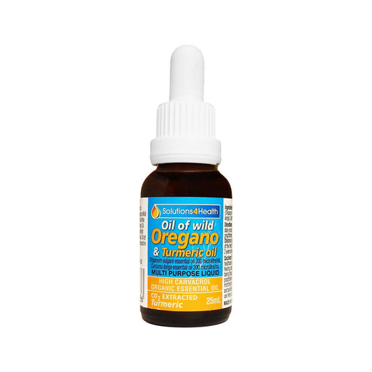 Solutions 4 Health Solutions 4 Health Oil of Wild Oregano & Turmeric Oil 25ml