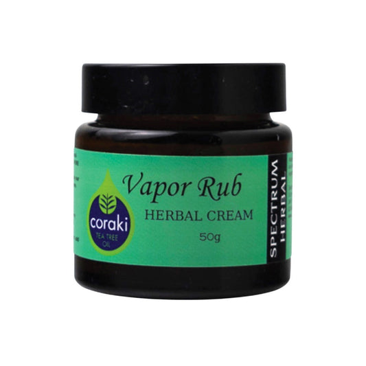 Spectrum Herbal Spectrum Herbal Herbal Cream Vapor Rub with Coraki Tea Tree Oil 50g