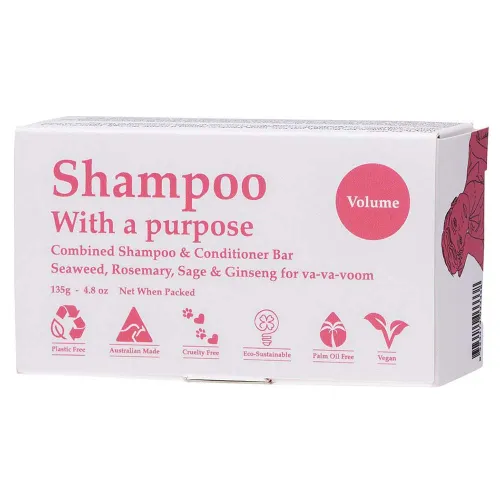 Shampoo with purpose Shampoo With A Purpose Shampoo & Conditioner Bar Volume 135g