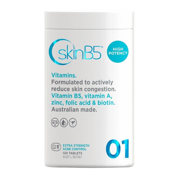 skinB5 Extra Strength Acne Control 120 tabs