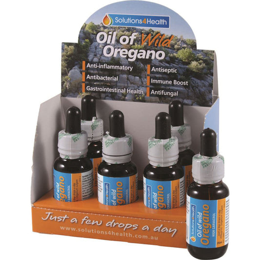 Solutions 4 Health Solutions 4 Health Organic Oil of Wild Oregano 25ml x 6 Display