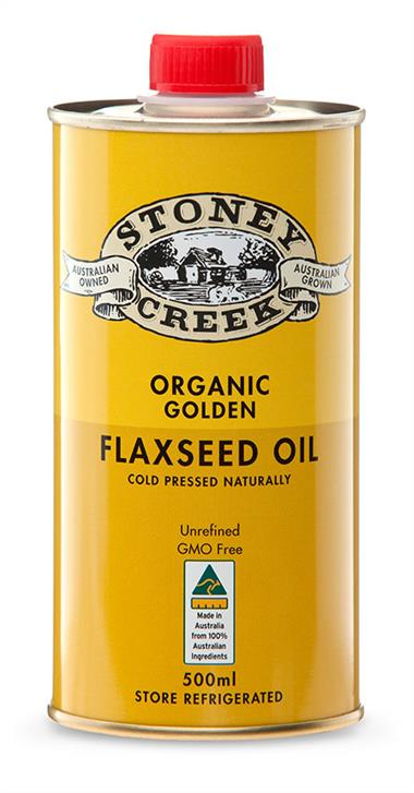 Stoney Creek Stoney Creek Organic Flaxseed Oil Golden 500ml