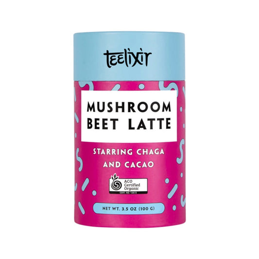 Teelixir Teelixir Organic Mushroom Beet Latte (Starring Chaga and Cacao) 100g