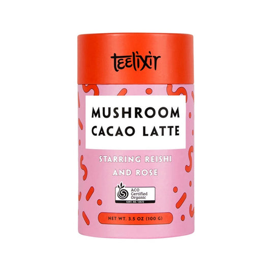 Teelixir Teelixir Organic Mushroom Cacao Latte (Starring Reishi and Rose) 100g