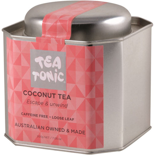 Tea Tonic Tea Tonic Coconut Tea Caddy Tin 200g