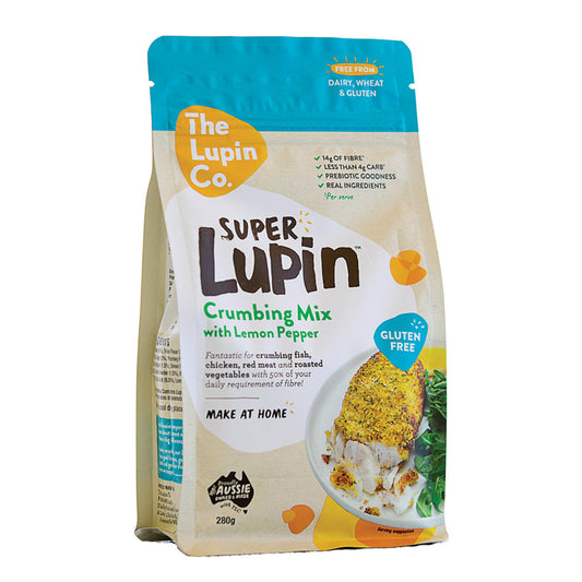 The Lupin Co The Lupin Co. Super Lupin Crumbing Mix with Lemon Pepper 280g