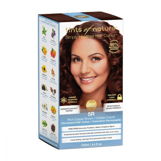 Tinits of nature Tints of Nature Permanent Hair Colour 5R (Rich Copper Brown)