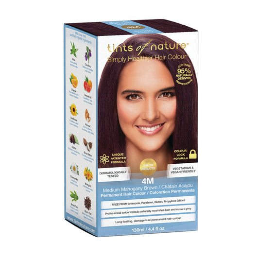 Tinits of nature Tints of Nature Permanent Hair Colour 4M (Medium Mahogany Brown)