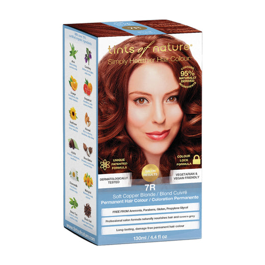 Tinits of nature Tints of Nature Permanent Hair Colour 7R (Soft Copper Blonde)