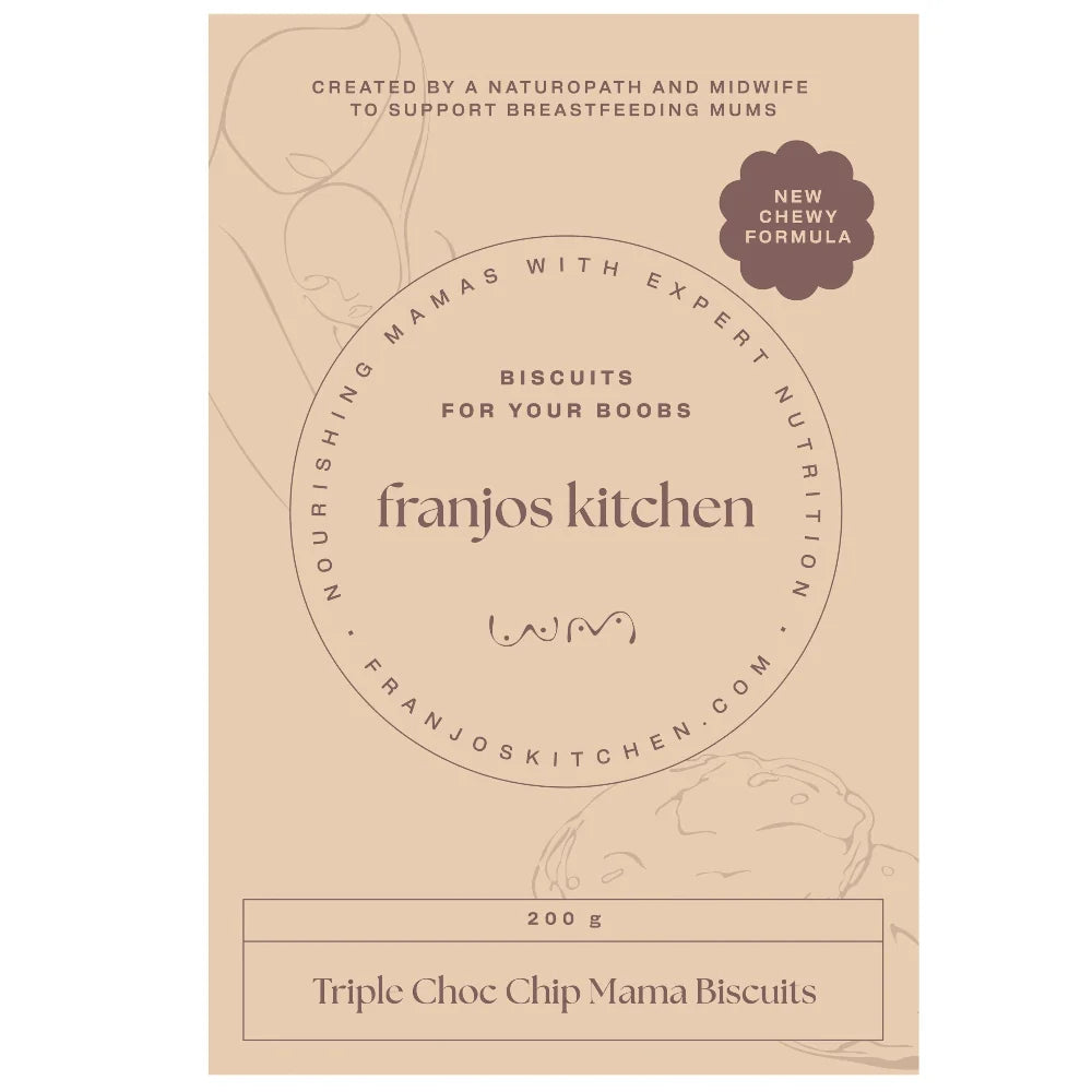 Franjos Kitchen FRANJOS KITCHEN MAMA BISCUITS TRIPLE CHOC CHIP 200G