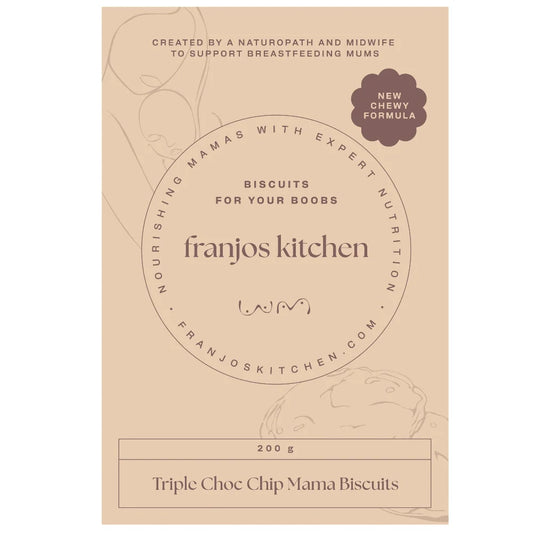 Franjos Kitchen FRANJOS KITCHEN MAMA BISCUITS TRIPLE CHOC CHIP 200G