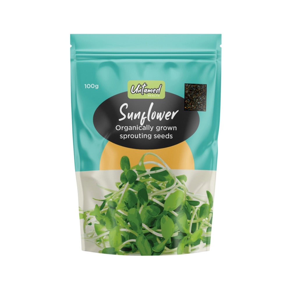 Untamed Health Untamed Health Earth-Friendly Sprouting Seeds Sunflower 100g