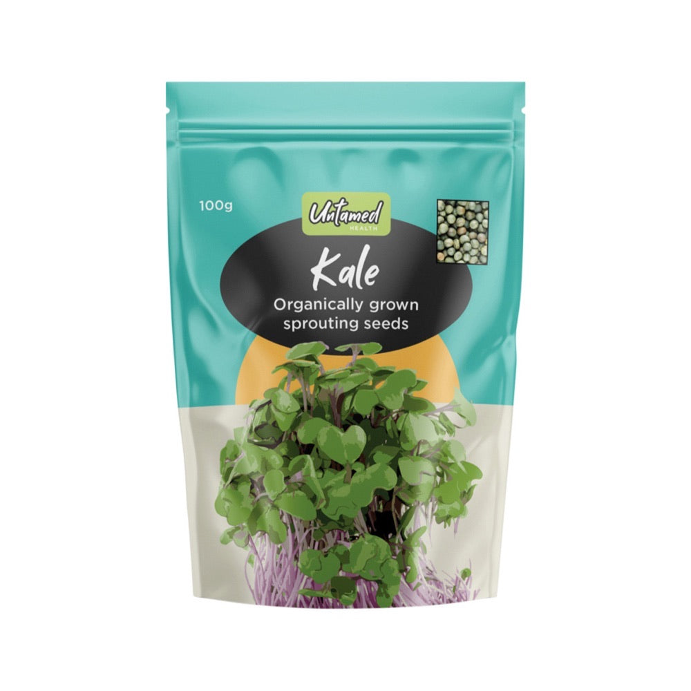 Untamed Health Untamed Health Earth-Friendly Sprouting Seeds Kale 100g
