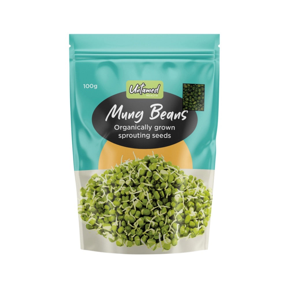 Untamed Health Untamed Health Earth-Friendly Sprouting Seeds Mung Beans 100g