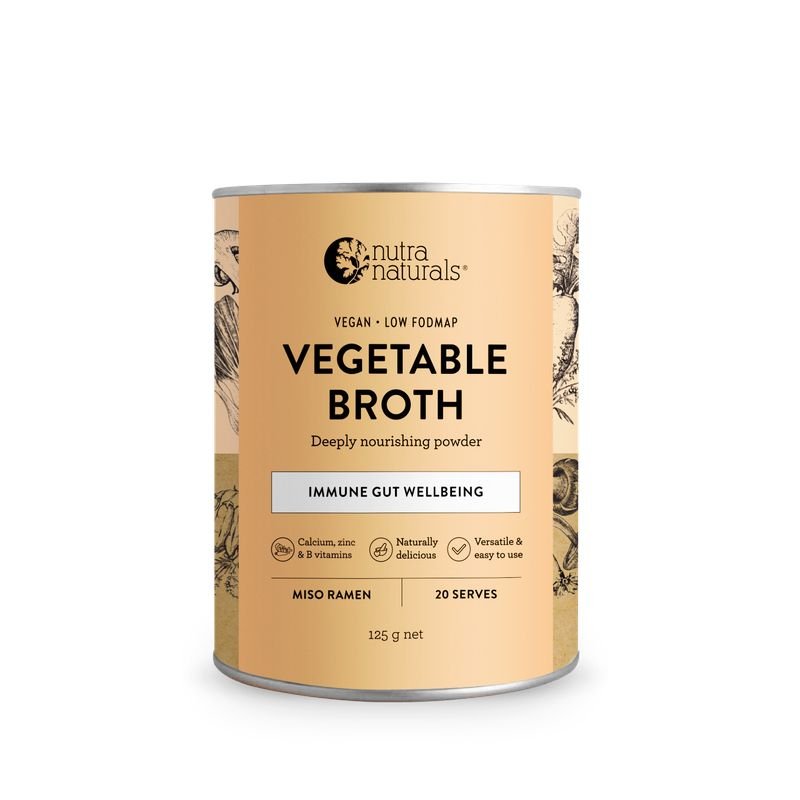 Nutra Naturals Nutra Organics Broth Vegetable Miso Ramen 125g
