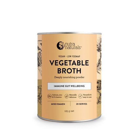 Nutra Naturals Nutra Organics Broth Vegetable Miso Ramen 125g
