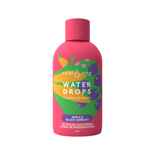 Vital Zing Vital Zing Water Drops (Flavour Enhancer with Stevia) Apple & Blackcurrant 45ml