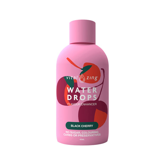 Vital Zing Vital Zing Water Drops (Flavour Enhancer with Stevia) Black Cherry 45ml