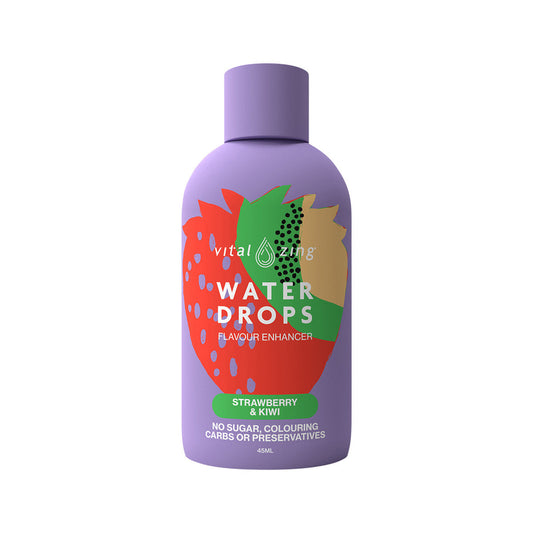 Vital Zing Vital Zing Water Drops (Flavour Enhancer with Stevia) Strawberry & Kiwi 45ml