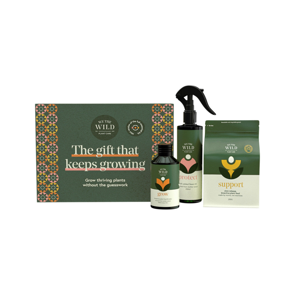 We The Wild We The Wild Plant Care Organic Essential Plant Care (The Gift That Keeps Growing) Pack