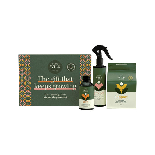 We The Wild We The Wild Plant Care Organic Essential Plant Care (The Gift That Keeps Growing) Pack