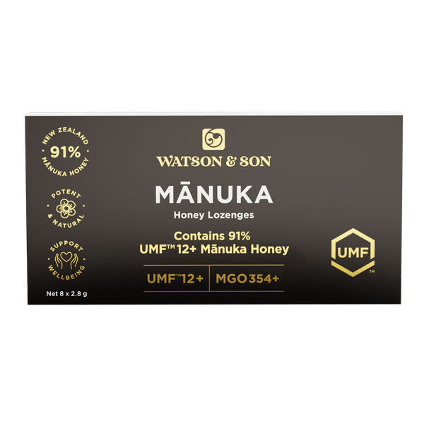 Watson and Son Manuka Honey Lozenges UMF 12+/MGO 354+ 8 lozenges