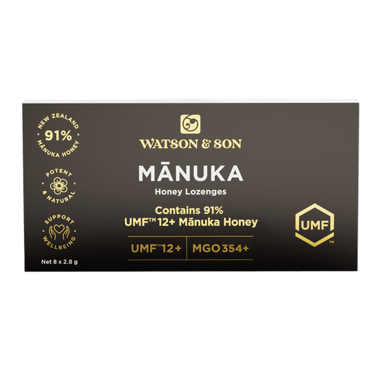 Watson and Son Manuka Honey Lozenges UMF 12+/MGO 354+ 8 lozenges