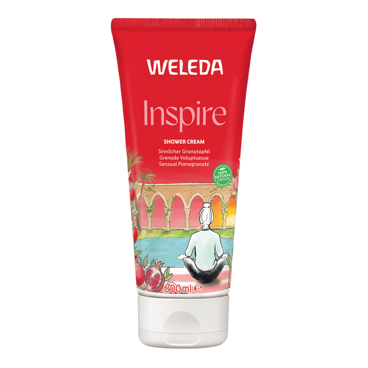 Weleda Inspire Shower Cream Pomegranate