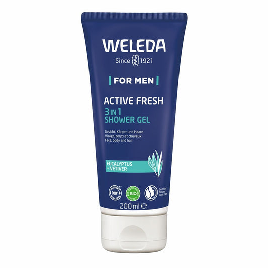 Weleda Men Active Fresh 3 In 1 Shower Gel