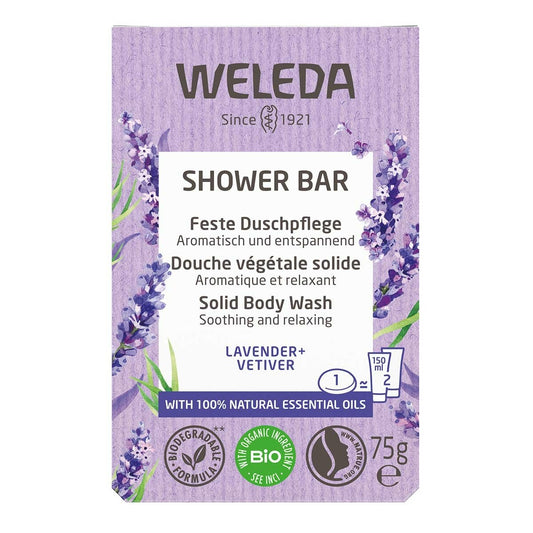 Weleda Shower Bar Lavender + Vetiver