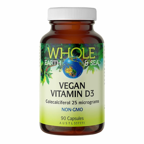 Whole Earth & Sea Vegan Vitamin D3 90 caps