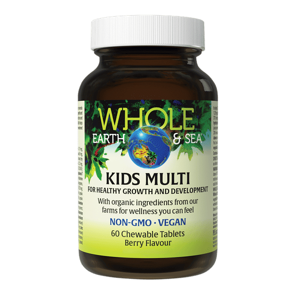 Whole Earth & Sea Kids Multi 60 tabs Berry