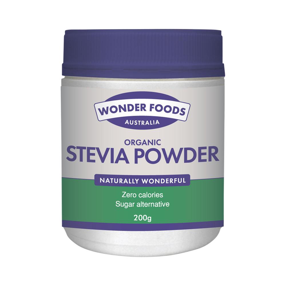 WONDER FOODS ORGANIC STEVIA POWDER 200G  OBSOLETE MANUFACTURER