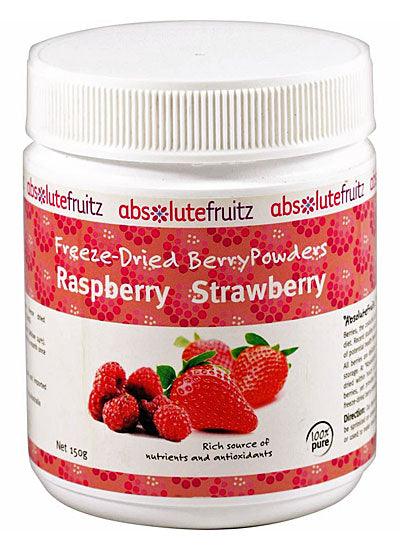 Absolute Fruitz AbsoluteFruitz Freeze-Dried Raspberry Strawberry Powder 150g