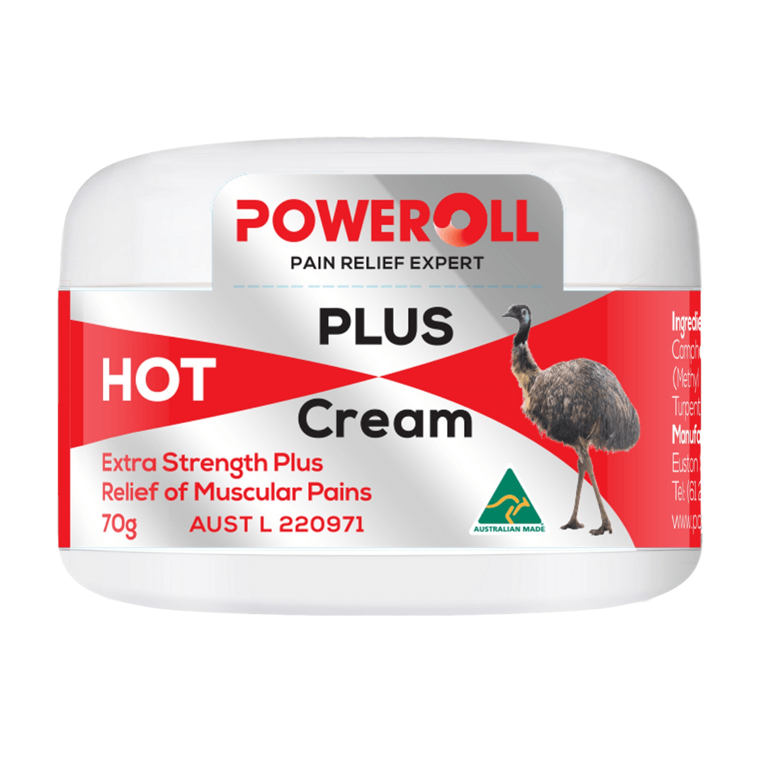 Poweroll PoweRoll Muscle & Joint Hot Feel Pain Relief Plus Cream 70g