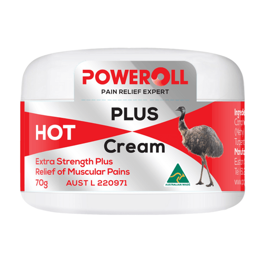 Poweroll PoweRoll Muscle & Joint Hot Feel Pain Relief Plus Cream 70g