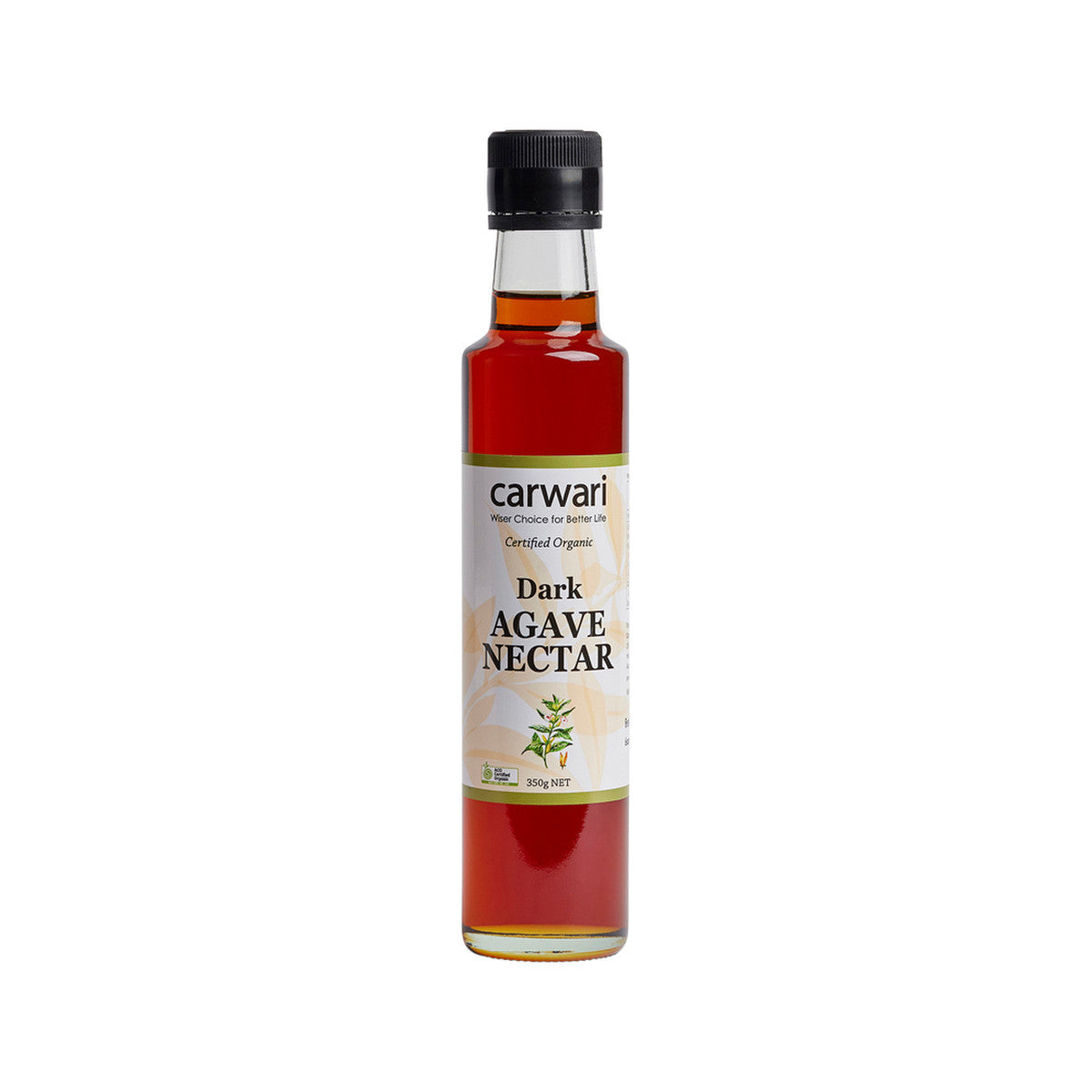 Carwari Carwari Organic Agave Nectar Dark 350g