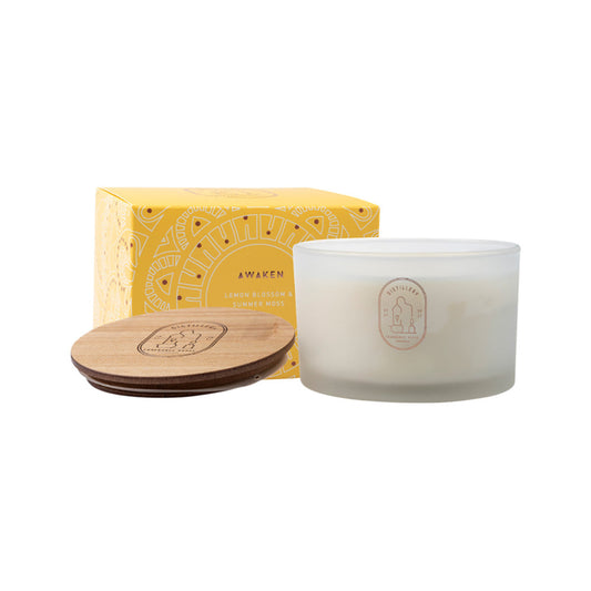 Distillery Distillery Fragrance House Soy Candle Awaken (Lemon Blossom & Summer Moss) 450g