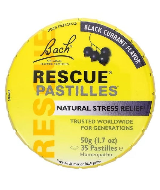 Bach Flower Remedies Bach Flower Remedies Rescue Pastilles (Original Elderflower) 50g