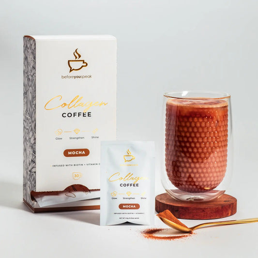 Beforeyouspeak Before You Speak Collagen Coffee Unsweetened 6.5g x 30 Pack