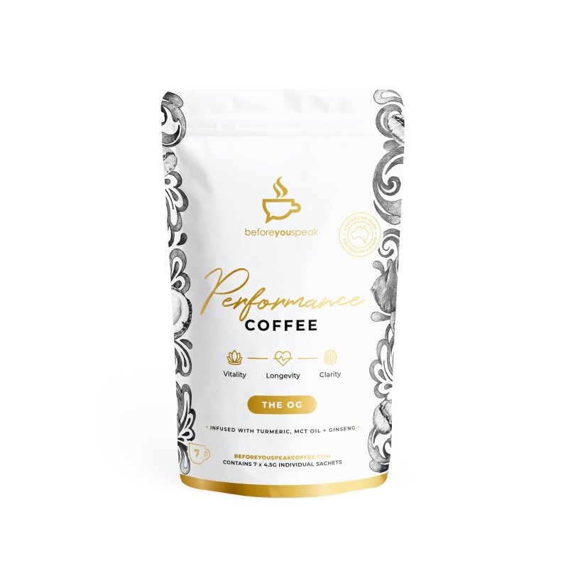 Beforeyouspeak Before You Speak Performance Coffee The OG 4.5g x 7 Pack