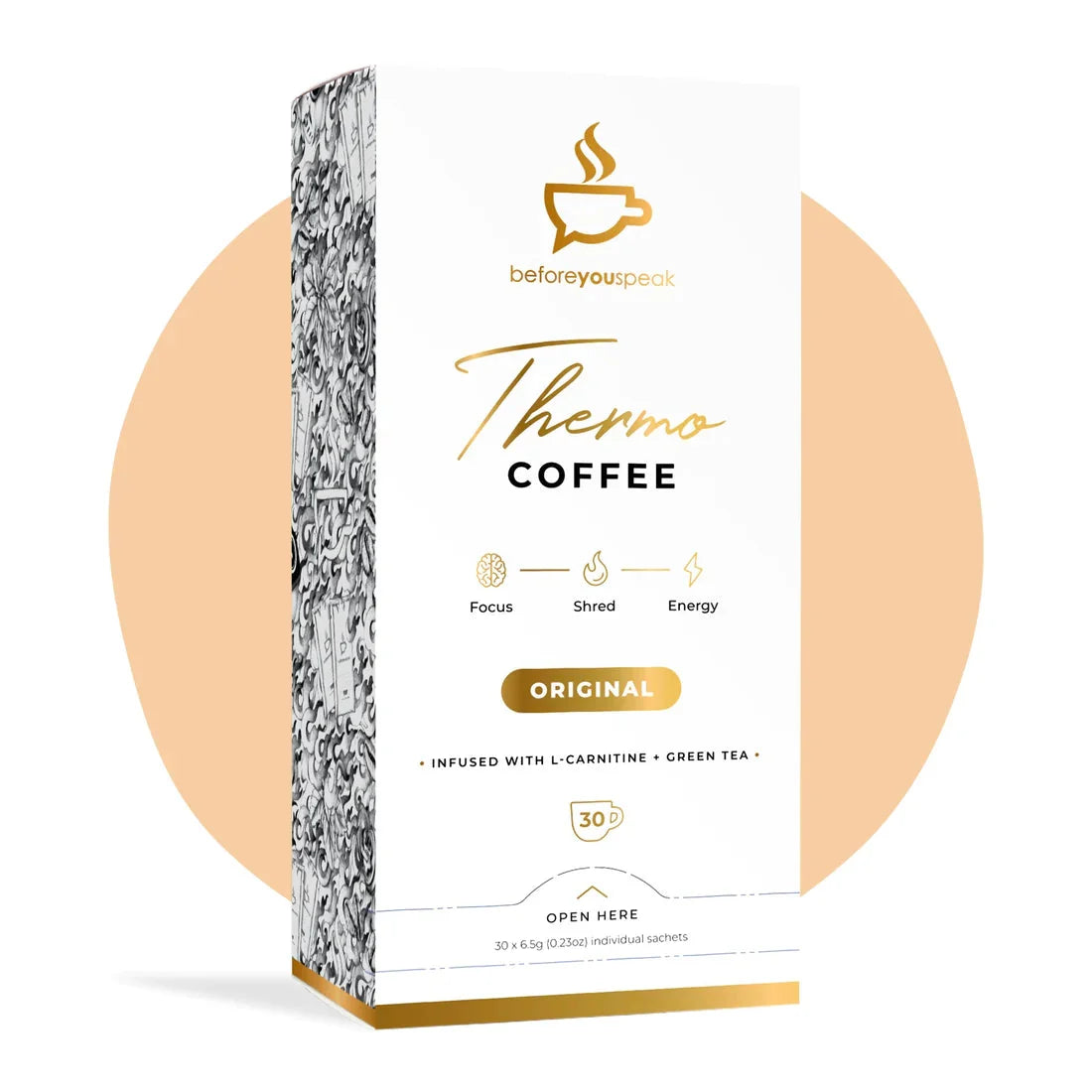 Beforeyouspeak Before You Speak Thermo Coffee Original 6.5g x 30 Pack