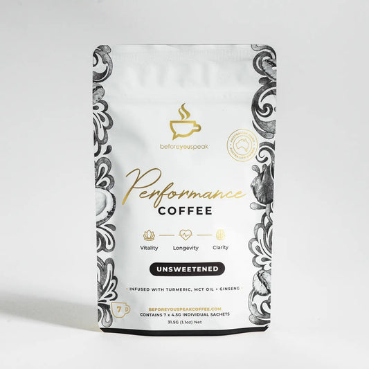 Beforeyouspeak Before You Speak Performance Coffee Unsweetened 4.5g x 7 Pack