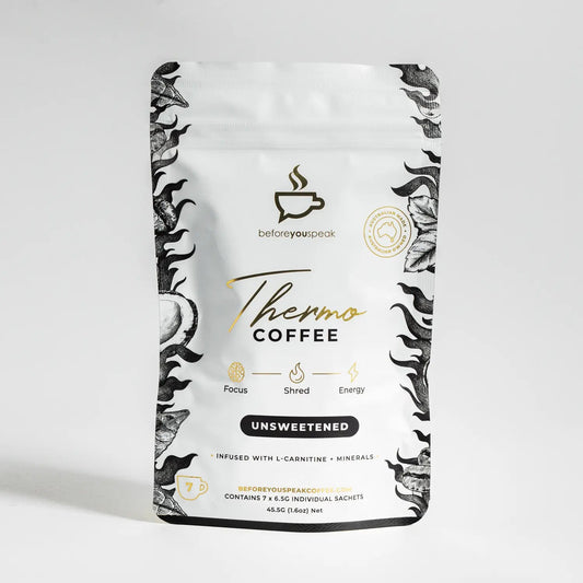 Beforeyouspeak Before You Speak Thermo Coffee Unsweetened 6.5g x 7 Pack
