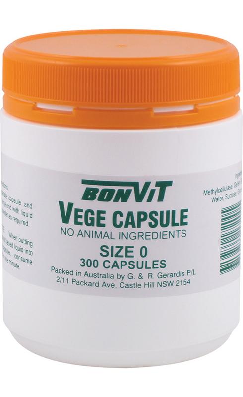 Bonvit Bonvit Empty Vege Capsules Size 0 300c