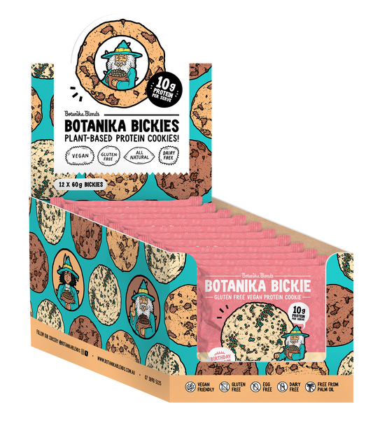 Botanika Blends BOTANIKA BLENDS BICKIES BIRTHDAY CAKE 60G X 12 DISPLAY
