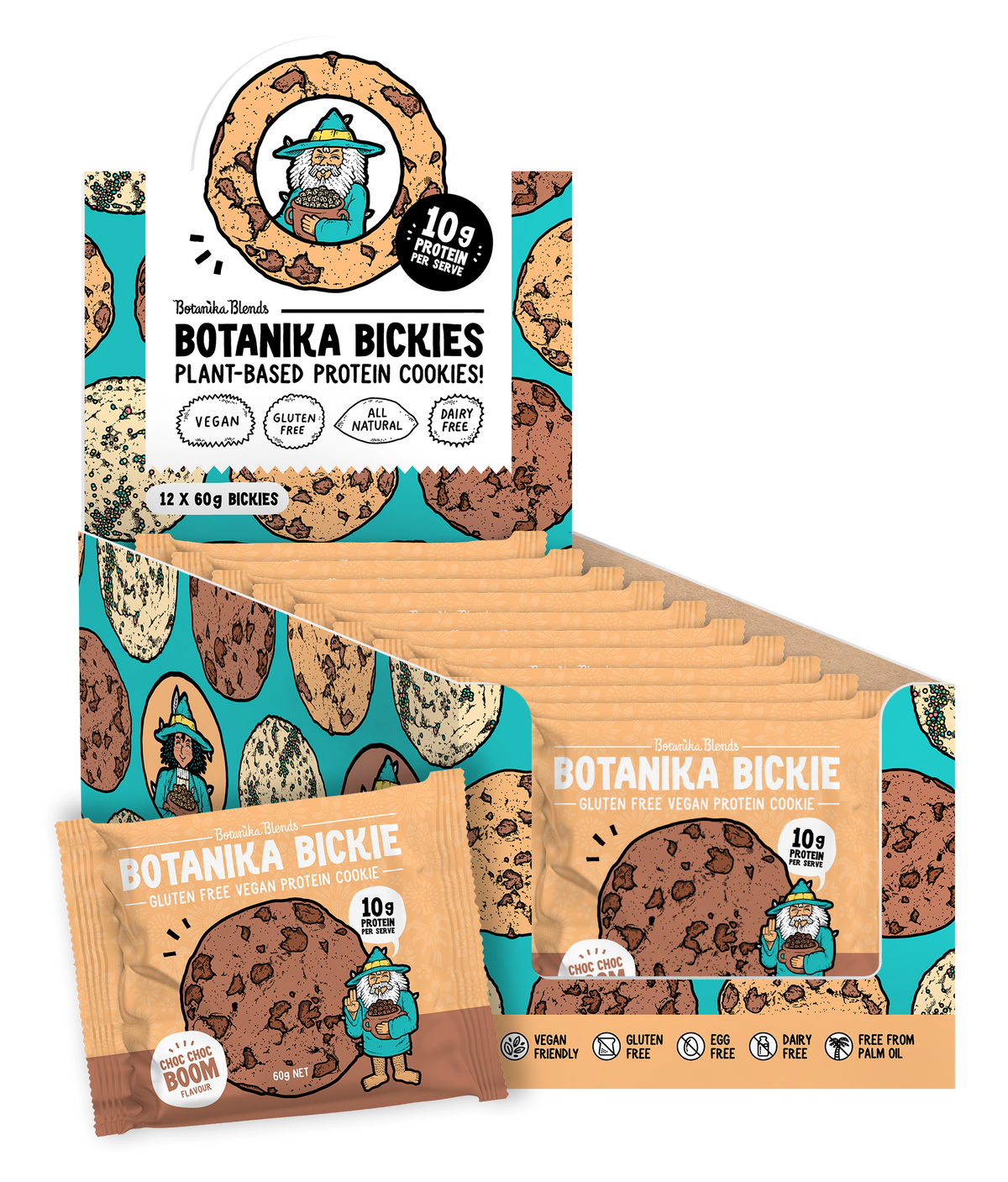 Botanika Blends Botanika Blends Botanika Bickies Choc Choc Boom 60g x 12 Display